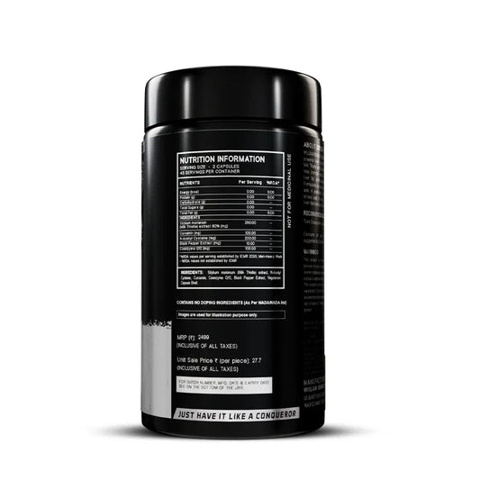 william bonac detox path container with nutrition information on a white background