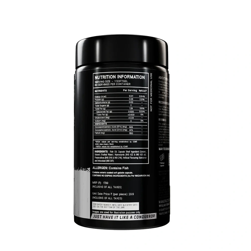 william bonac fishoil nutritional facts