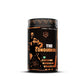 Pre-workout supplement container labeled 'The Conqueror' on a white background