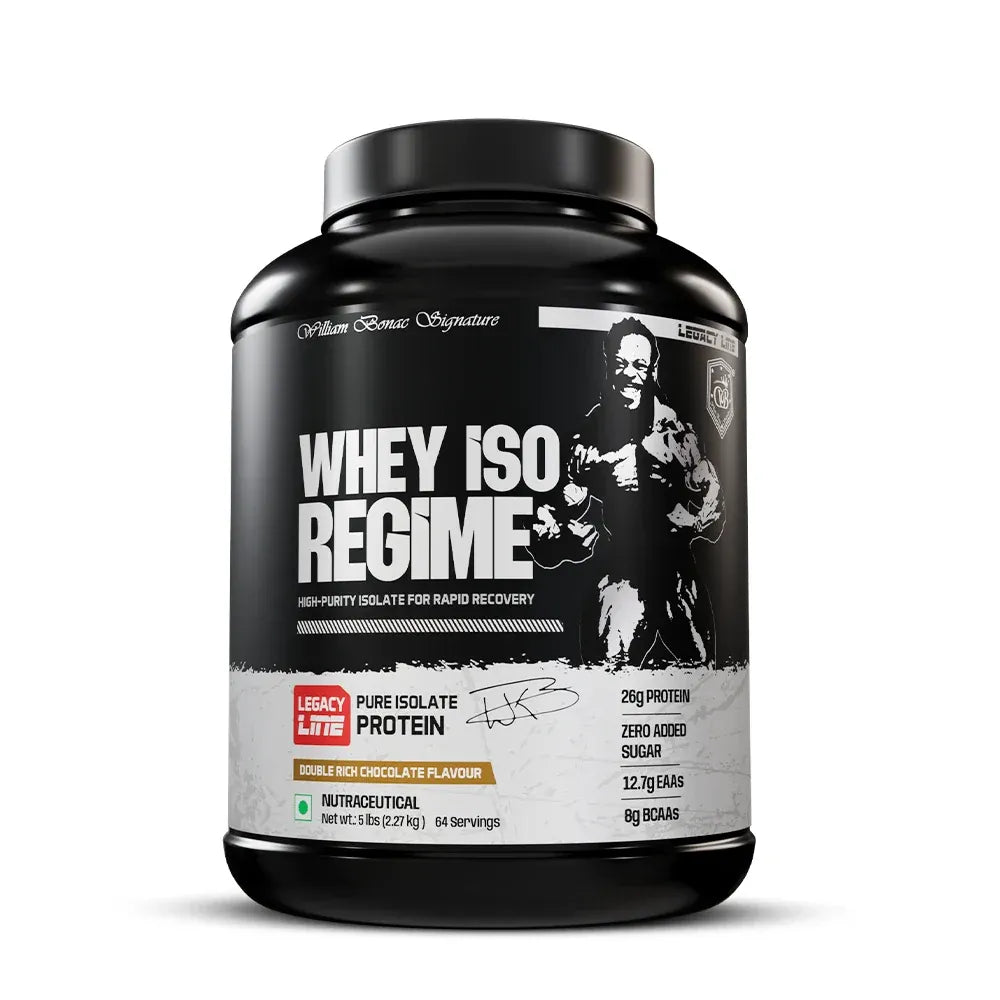 william bonac legacy line double rich cgcocolate whey siolate tub-2.27kg-64 servings